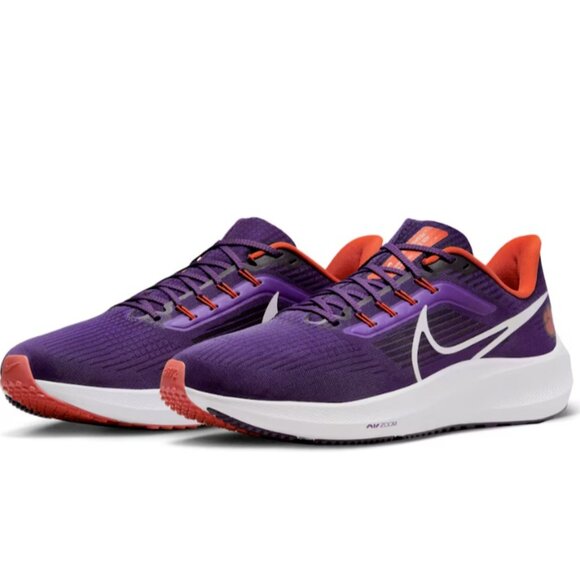 NIKE AIR PEGASUS 39 CLEMSON UNIVERSITY PURPLE MEN\'S Sizes 9.5 & 11.5 NEW main image 11